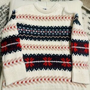 Zara Cozy Fair Isle Sweater